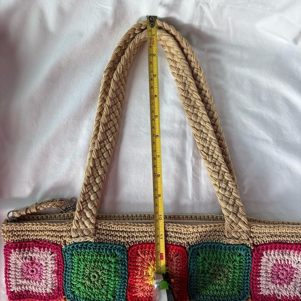 The Sak Crochet Kenya stripe Tote Bag multi - Picture 6 of 14